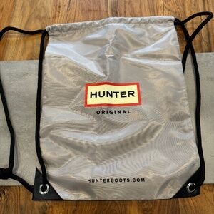 Hunter boots Nylon drawstring backpack